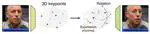 Simultaneous control of head pose and expressions in 3D facial keypoint-based GAN